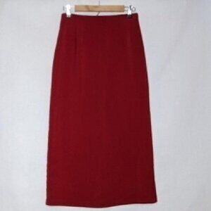 VINTAGE Midi Skirt Red